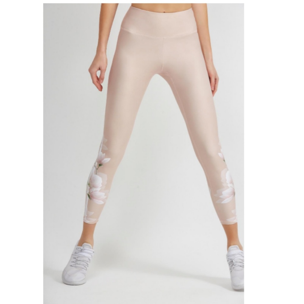 Body Language Sculpt Legging in Rose Track Stripes - Picture 3 of 12